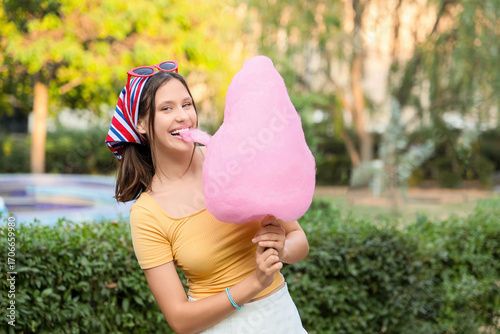 Beautiful young happy woman...