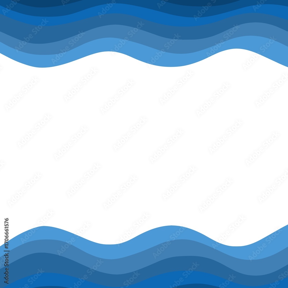 Fototapeta premium blue wavy background. wavy design for presentation. Abstract wavy color gradient