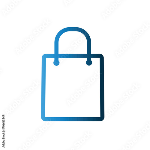 Shopping bag icon template