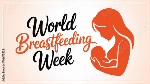 Celebrating World Breastfeeding Week A Minimalist Logo Design for Awareness & Support