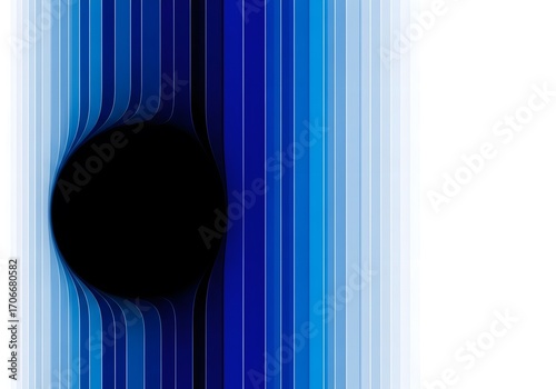Electric Blue Gradient: Dynamic Vertical Stripes Transitioning from Light to Dark, Glossy Translucence, and Subtle Noise Creates a Modern, Striking Abstract Visual!