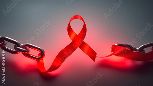 Broken Chain AIDS Symbol