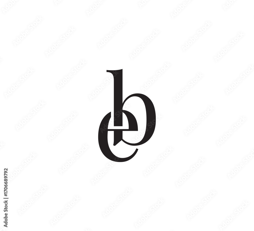 Elegant Serif Monogram Logo with Overlapping Initial Letters – Vintage and Modern Branding Design eb Elegant Serif Monogram Logo with Overlapping Initial Letters – Vintage and Modern Branding Design eb