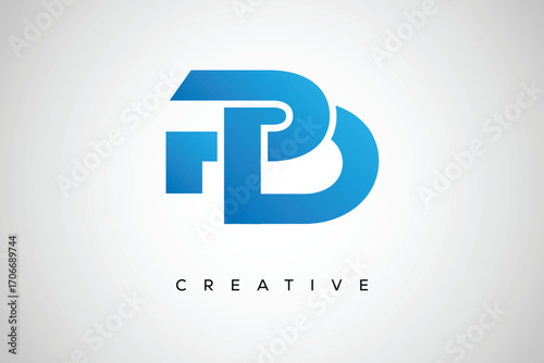 PD Creative Monogram Letter mark Logo – Modern Branding Design & Business Identity