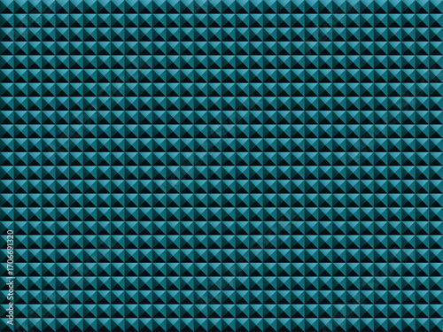 ブロック小、16青緑B