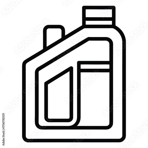 Oil Can Icon – Fuel and Energy Concept