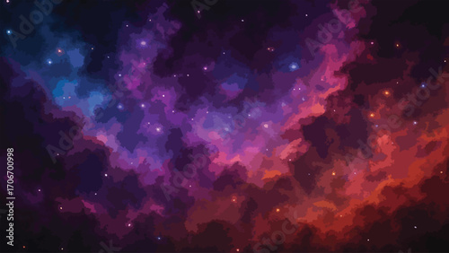 Galaxy Nebula Texture Background