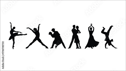 Dynamic Silhouettes A Celebration of Movement through Dance Gymnastics and Connection Evoking Grace Passion and Athleticism in Artistic Expression