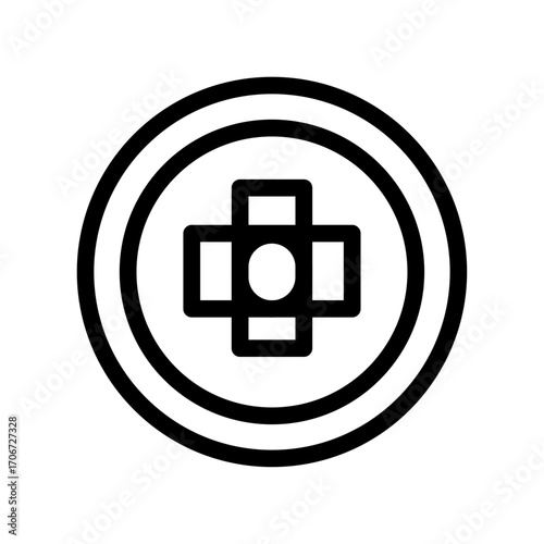 Game Board Layout Line Icon of Board Game Pieces Icon Set