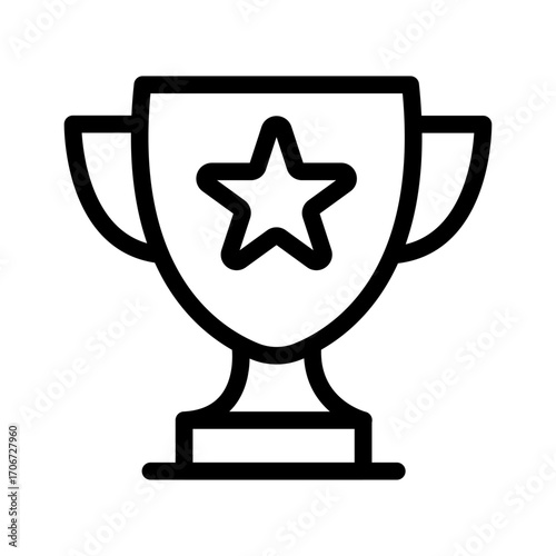 Solo Victory Line Icon of Single Player Games Icon Set