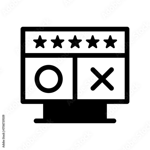 Game Strategy Line Icon of Sports Events Icon Set