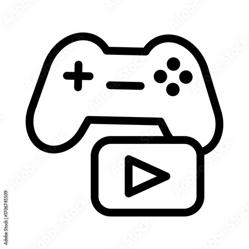 Multiplayer Match Sports Games Icon Set