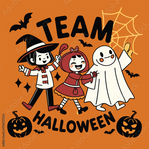 Team Halloween Corporate Group Design