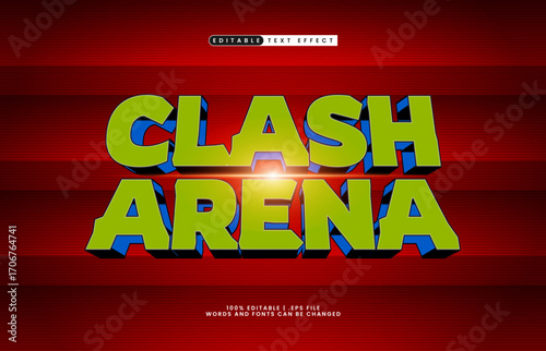clash arena editable text effect
