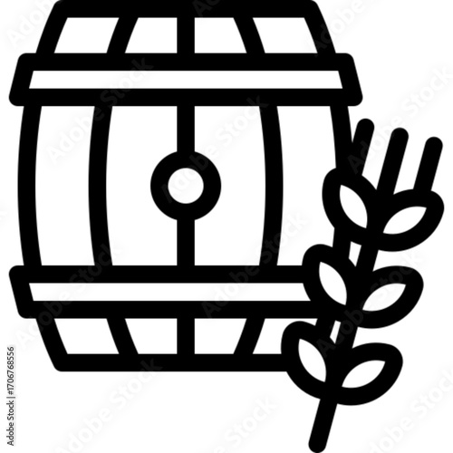 Barrel Container Icon