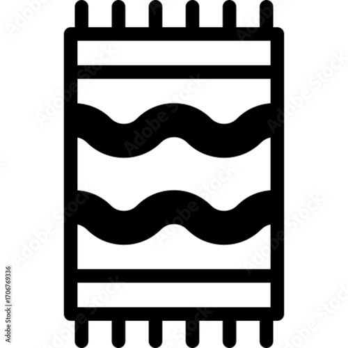 Beach Towel Icon