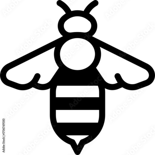 Bee Flying Icon