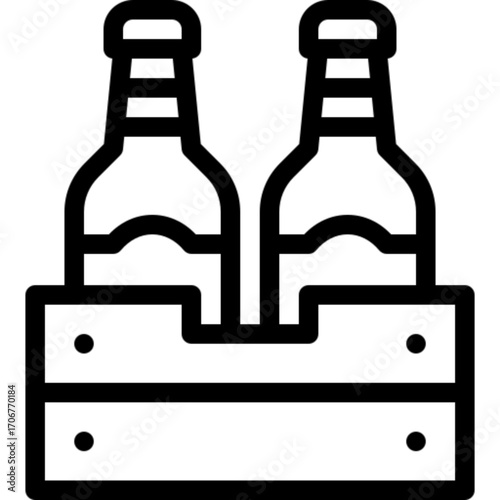 Beer Box Pack Icon