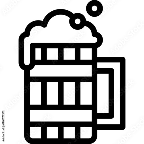 Beer Mug Handle Icon