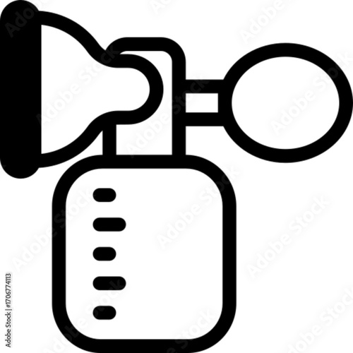 Breast Pump Milk Icon