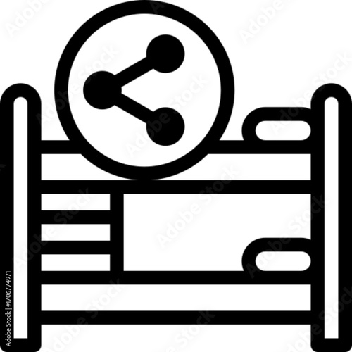 Bunk Bed Room Icon