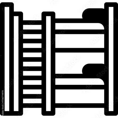 Bunk Bed Dorm Icon