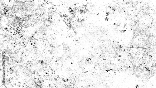 Vector old cement surface texture of concrete. Abstract distressed grain texture for grunge overlay effect. Overlay Distress grain monochrome design