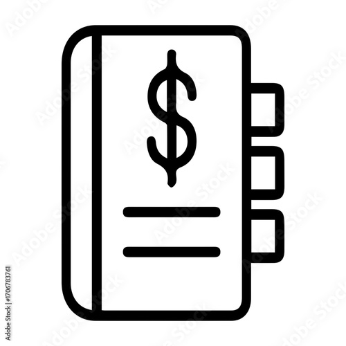 Financial Ledger Icon