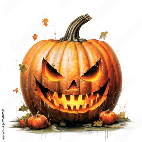 Spooky Jack-o'-Lantern