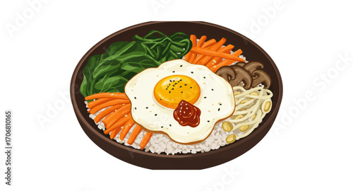 Korean bibimbap