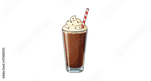 ice cream with chocolate