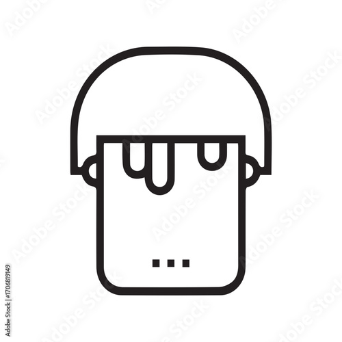 Creative Paint Bucket Logo