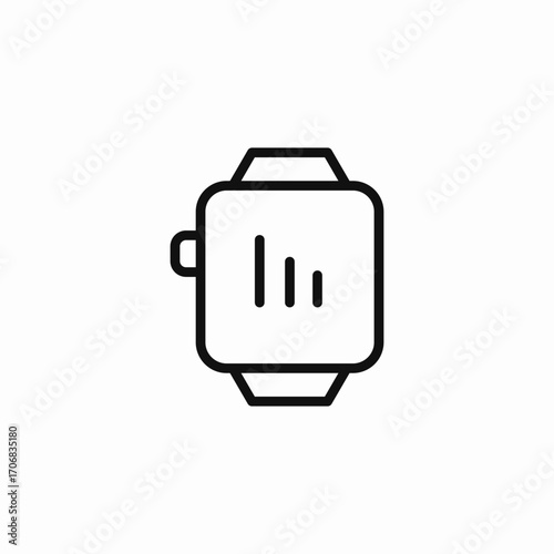 smart watch icon icon sign vector