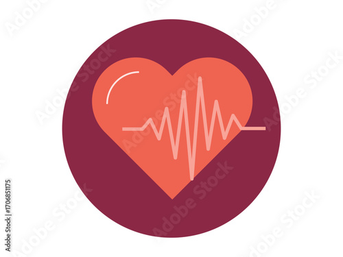 Cardiogram icon. Medical symbol icon sign vector. Solid vector icons. Flat illustration concept.