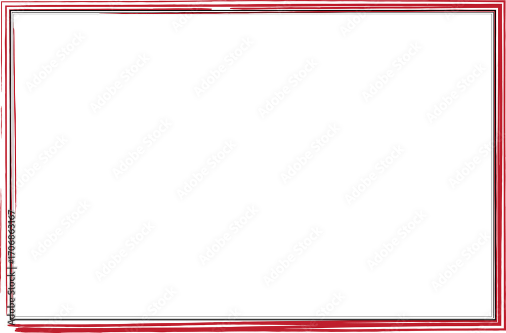 custom made wallpaper toronto digitalRed and Black Minimal Grunge Rectangle Certificate Frame Border. 7