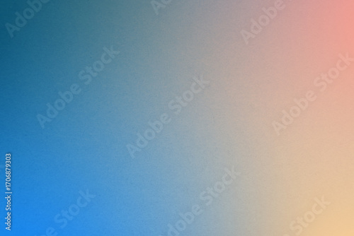 Beautiful soft blue orange sunset shade tone color paint on blank eco environmental friendly cardboard box paper texture background with space minimal simple easy style 