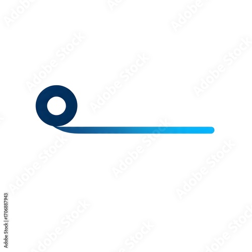 abstract blue background with arrow