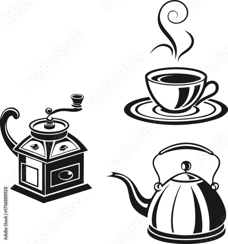 Classic Tea Ceremony Vector