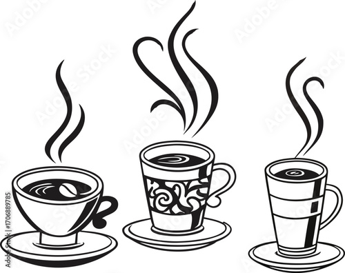 Classic Coffee Mug Drawing
