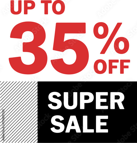 Big savings announcement: Up to 35% off for a super sale event