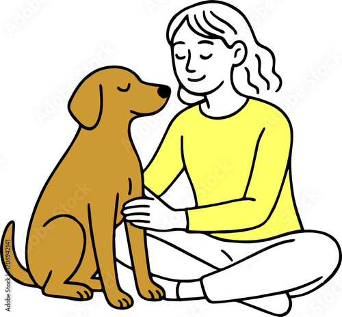 Dog Walkers, people with dog walking,dog walk pet owner, man woman walking dog ilustration flat vector design