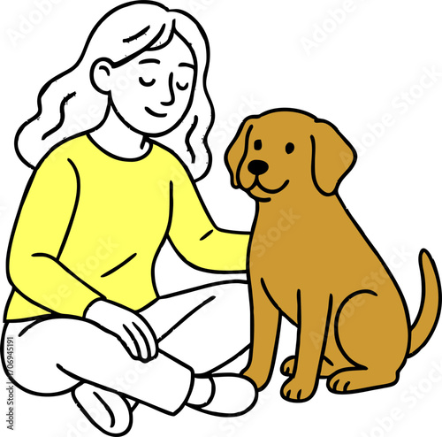 Dog Walkers, people with dog walking,dog walk pet owner, man woman walking dog ilustration flat vector design