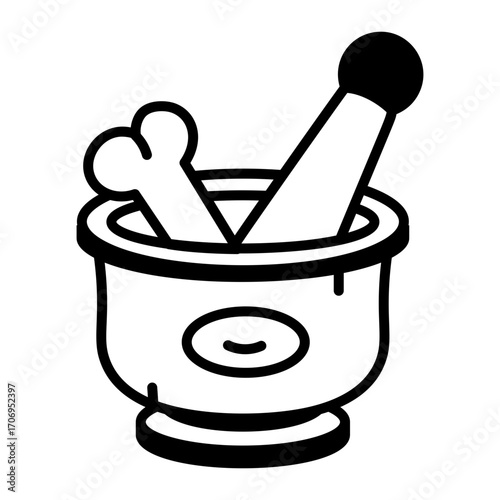 A drawing style icon showing a witch mouth
