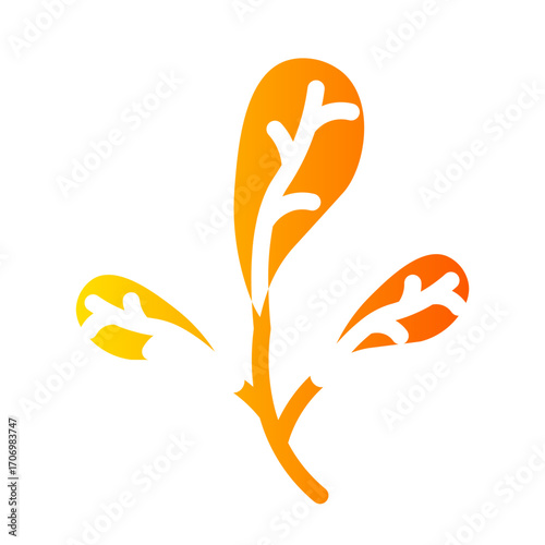 plant a tree gradient icon