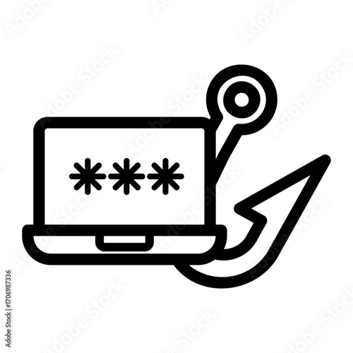 malware Line Icon