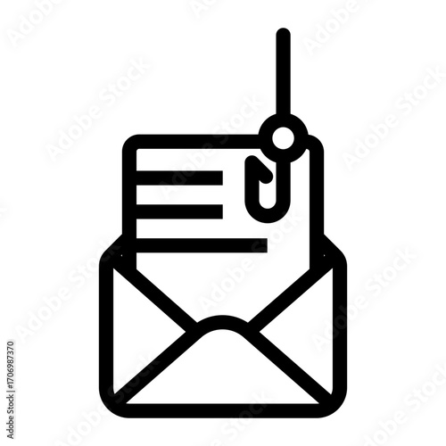 phishing Line Icon