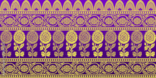 beautiful graphic saree design and this sari design is in Indian style which is for textile fashion industry and it can be used as wallpaper backdrop and website bg this style is originated in india