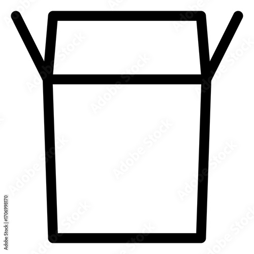 noodle packaging box icon