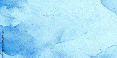 Elegant blue watercolor textured background featuring fluid brushstrokes, soft gradients, and organic patterns, perfect for artistic designs, digital projects, print media, and creative visual.