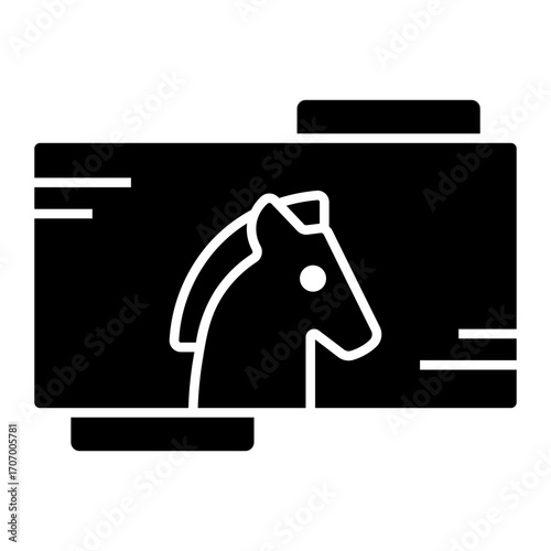 trojan house Solid icon